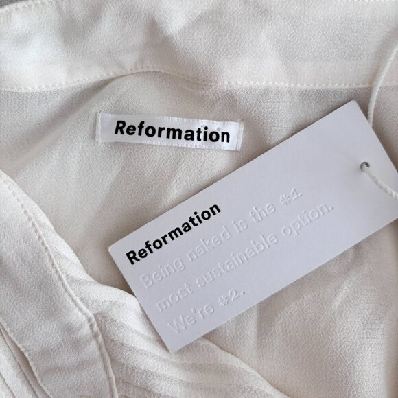 Reformation Charly Top in Ivory - Picture 7 of 7